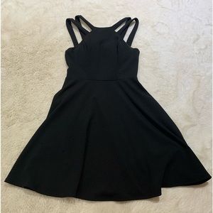 Black high neck dress, size 3